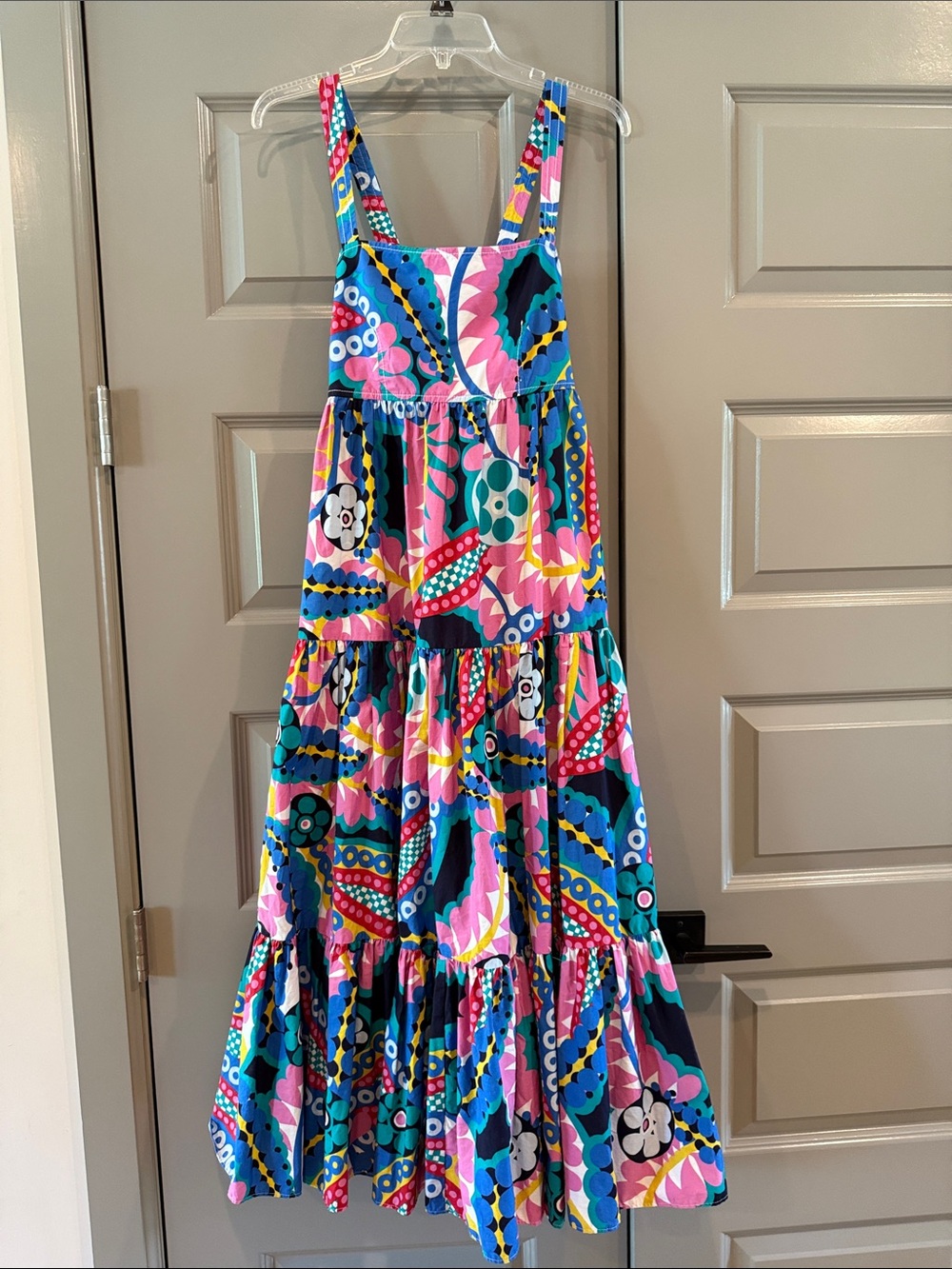 J. Crew Ratti Multicolor Floral Geometric Maxi Dress